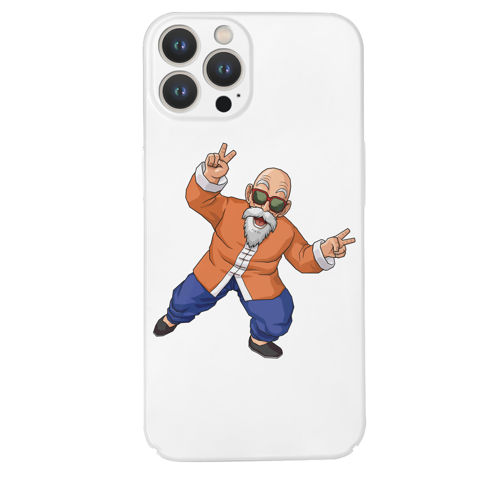 （画像用） ドラゴンボール 亀仙人（かめせんにん） DRAGON BALL Master Roshi Kame Sennin 【iPhone 14シリーズ対応】ハードケース